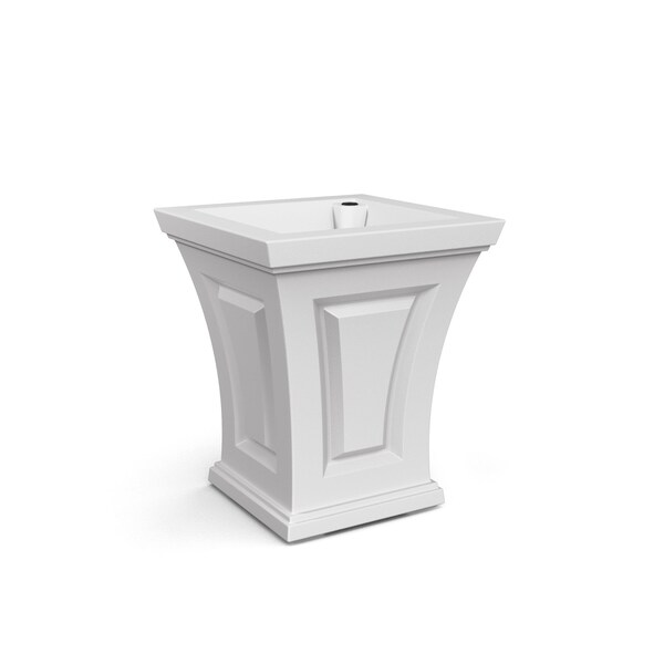 Cambridge 18 Tall Planter, White